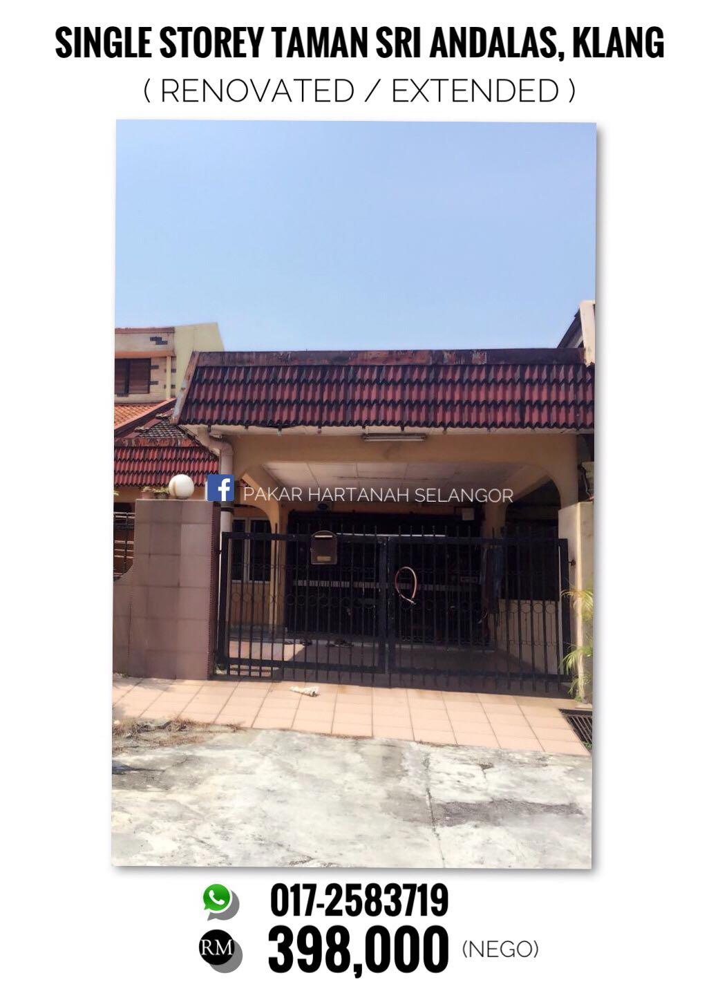 Renovated Single Storey Taman Sri Andalas Klang Property For Sale On Carousell