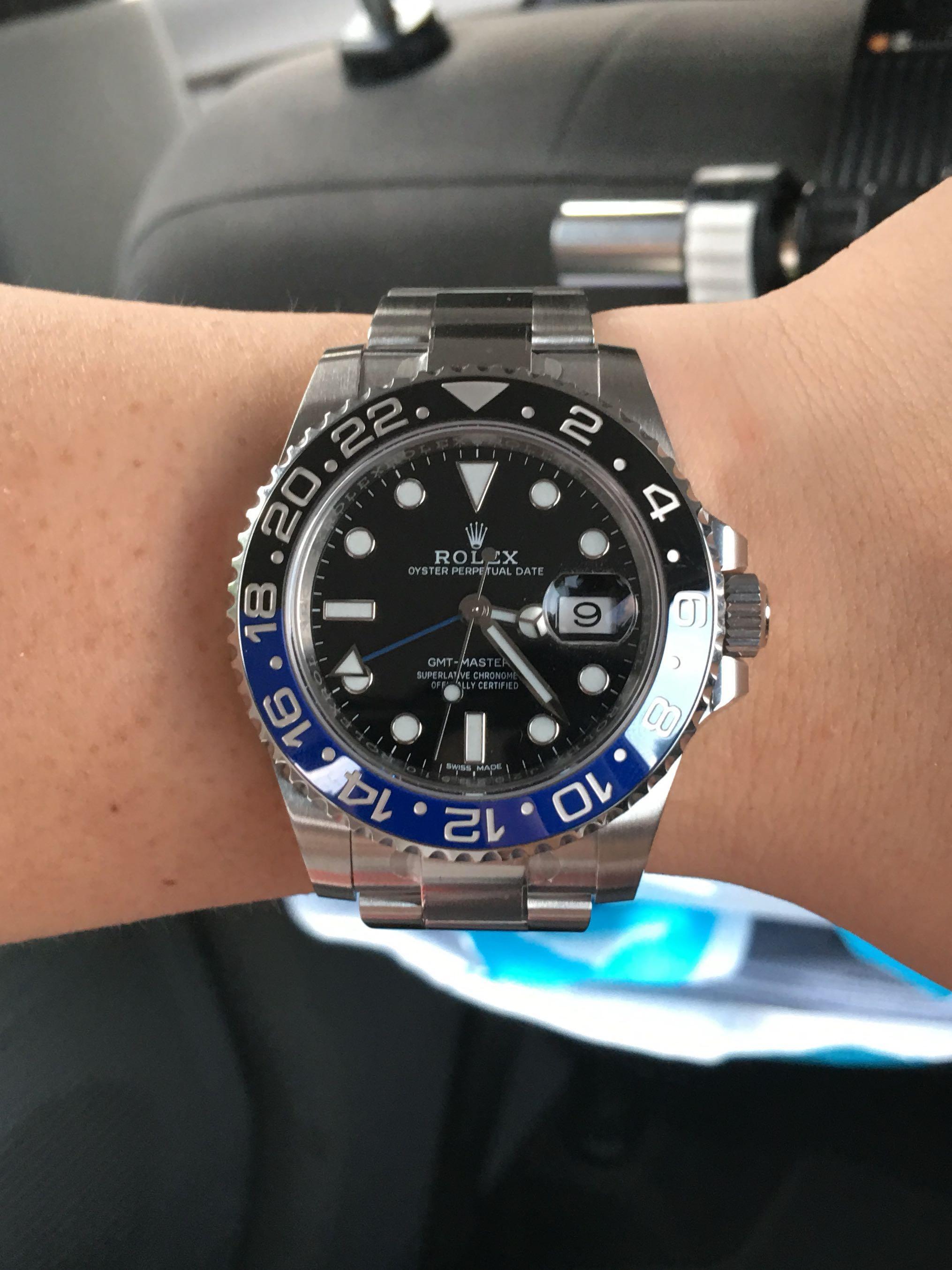 Rolex Gmt Master Ii Batman Dated 2018 Ref 126710 Discontinued Luxury Watches On Carousell
