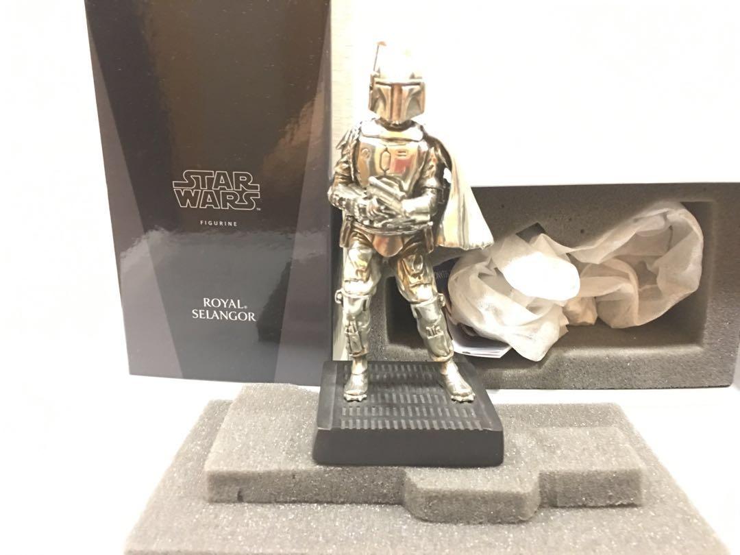 Llavero De Peltre Boba Fett Star Wars - Colección Royal Selangor - 3 Cm - Acabado A Mano
