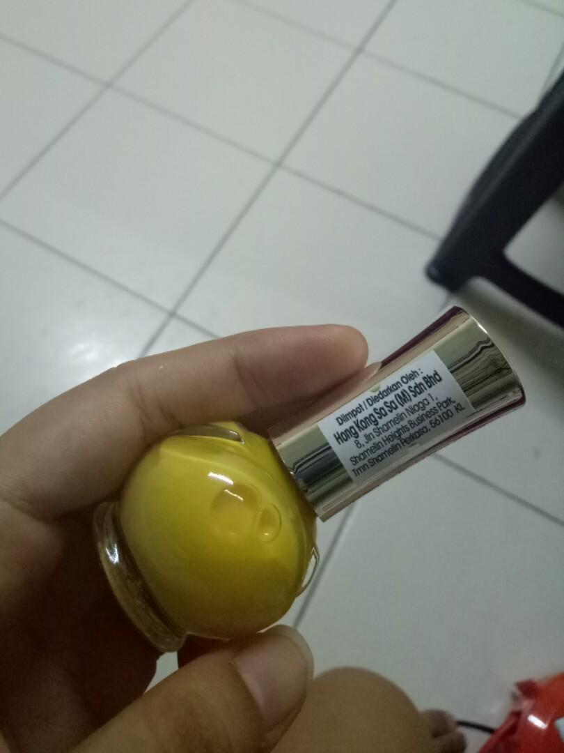 Sasa Original Yellow Nail Polish Health Beauty Perfumes Nail
