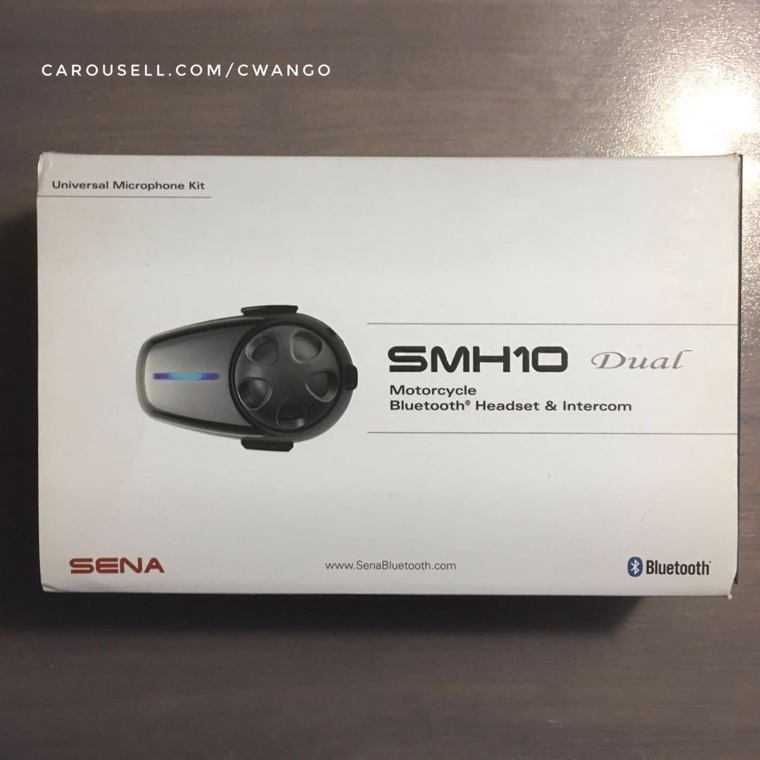 SENA SMH10 Dual Motorcycle Bluetooth Headset Intercom Car