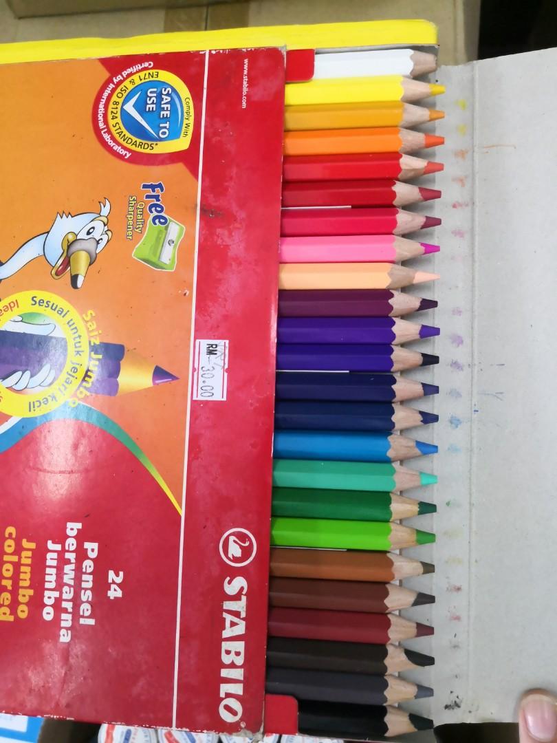 Stabilo Jumbo Brand New Stabilo Jumbo Colour Pencils Babies Kids On
