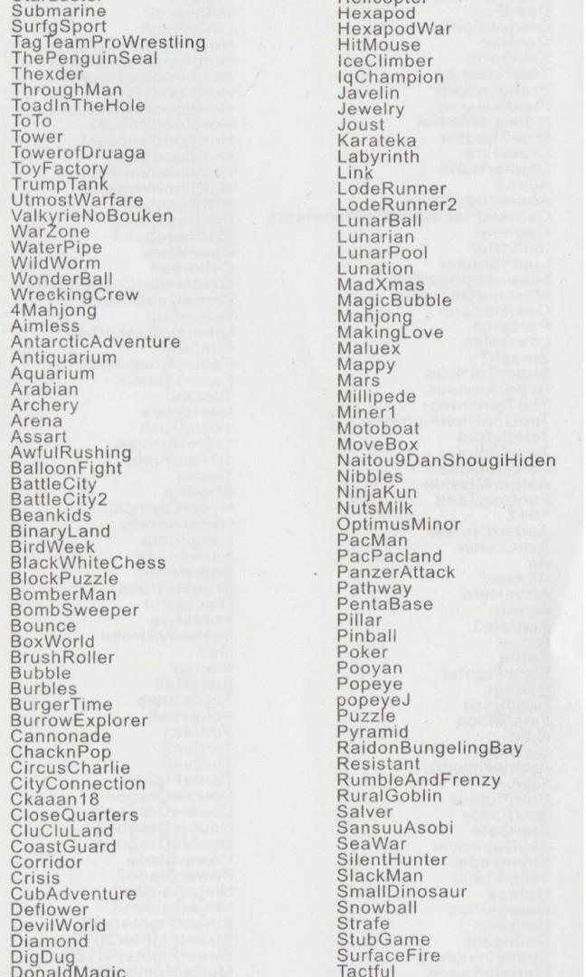 Snes mini hotsell 821 games list