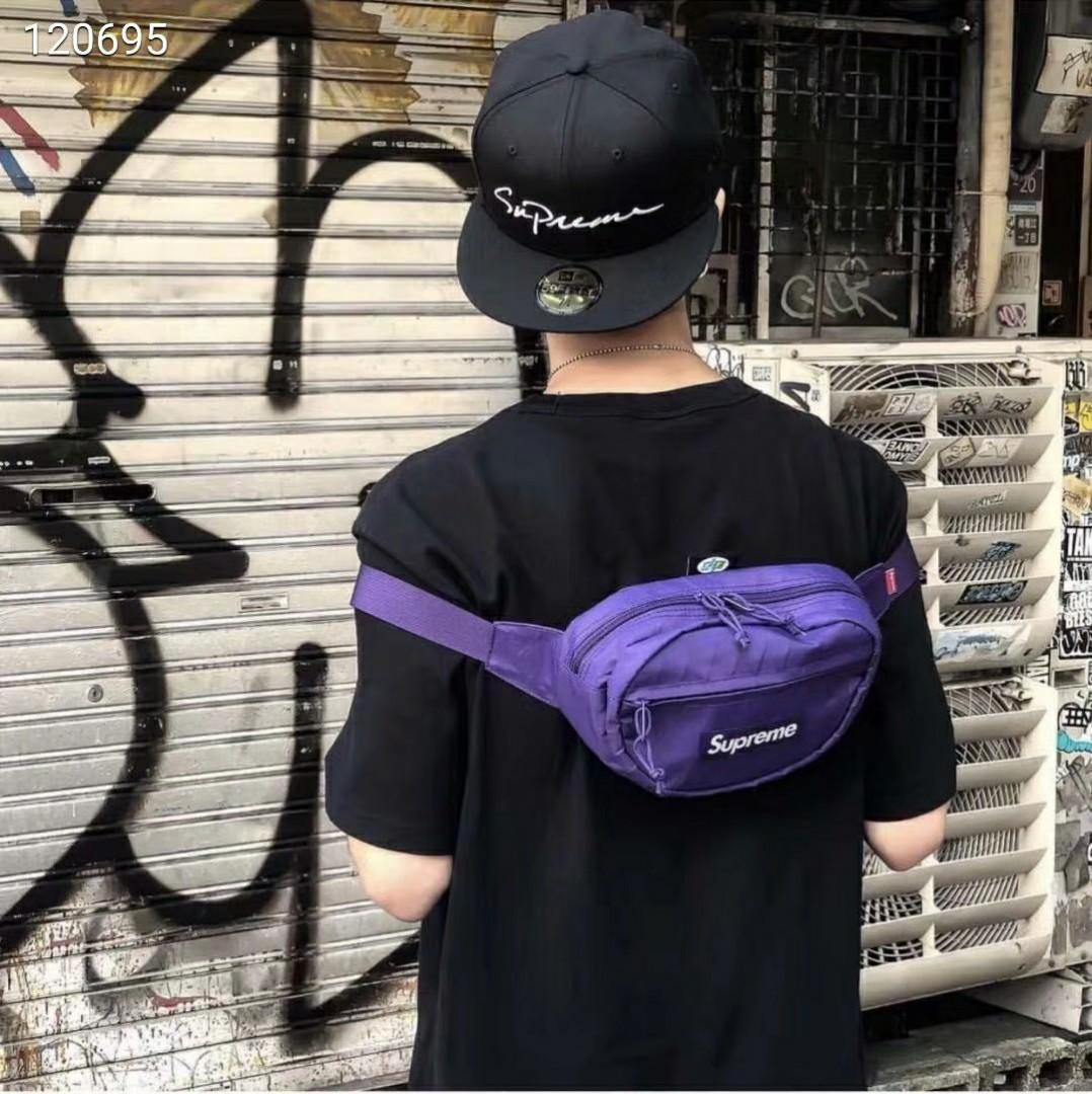 種類豊富な品揃え Supreme 18FW Waist Bag Purple