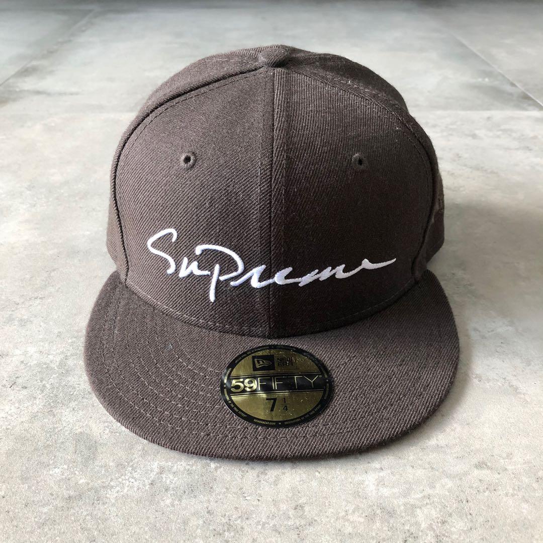 supreme script hat