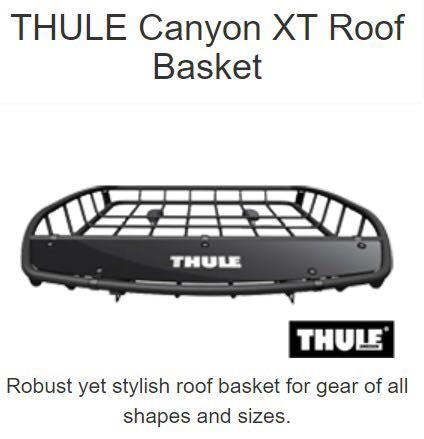 Thule Canyon XT Roof Basket Car Accessories Accessories on Carousell