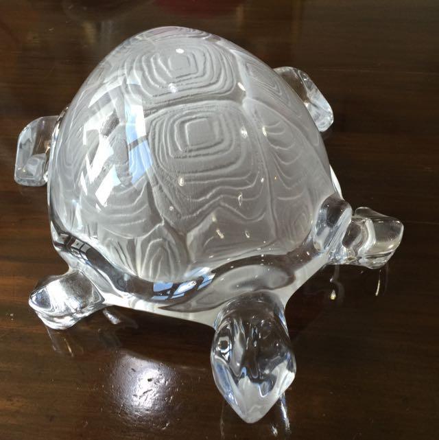 Tortoise (Category: Precious Stones) located in Singapore. Submitted by alkay (Listing ID 42050828, Image 2). Description: Good heavy glass tortoise art collectible piece It's as good as crystal clear Size about: L30 cm x W20 cm x H10 cm You can put a light below the shell for illumination Very good condition price negotiable Item sold no refund no exchange.