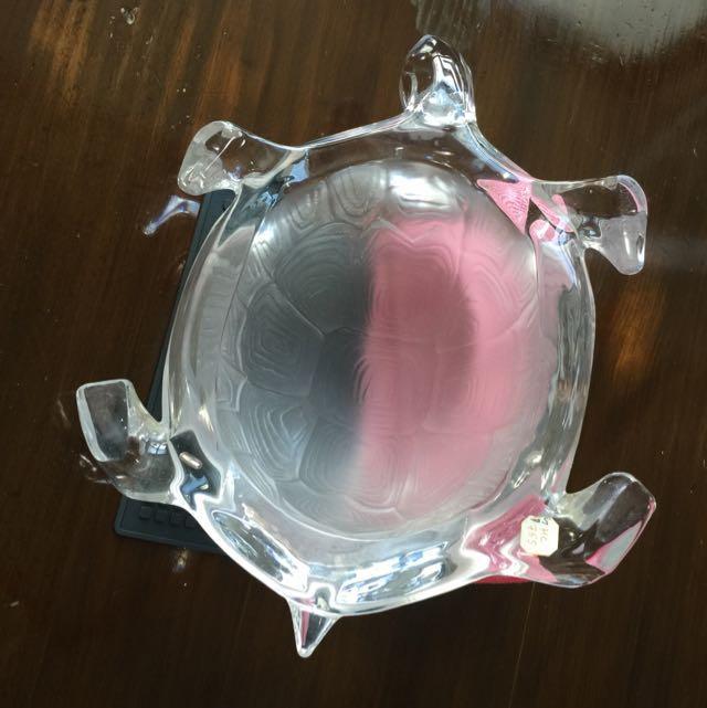 Tortoise (Category: Precious Stones) located in Singapore. Submitted by alkay (Listing ID 42050828, Image 3). Description: Good heavy glass tortoise art collectible piece It's as good as crystal clear Size about: L30 cm x W20 cm x H10 cm You can put a light below the shell for illumination Very good condition price negotiable Item sold no refund no exchange.