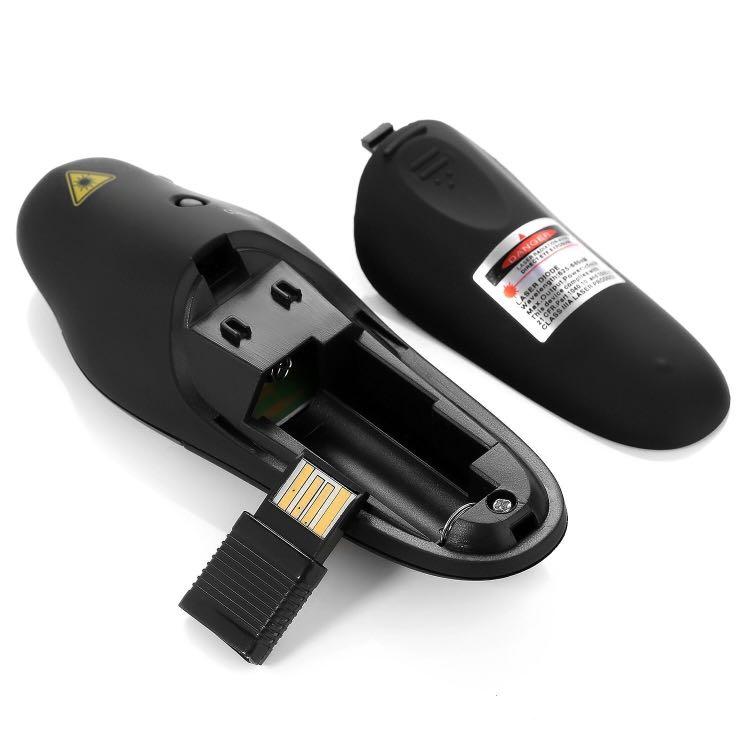 Restar LP0005 RF 2.4GHz Wireless USB PowerPoint PPT Presenter Remote Control Laser Flip Pen 