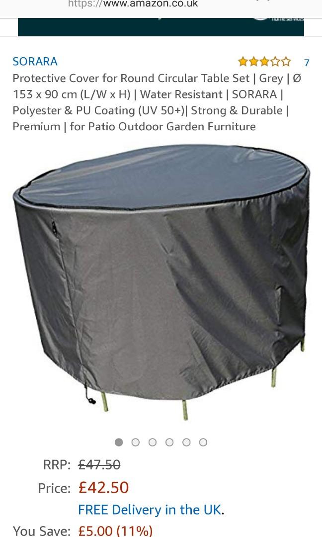 Water Resistant Round Table Cover For Outdoor Everything Else On Carou - Outdoor Furniture Round Table Covers
