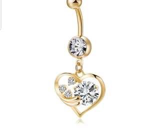 Heart Belly Ring