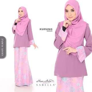 KURUNG KEDAH NOOR ARFA VS SABELLA (GRAPE PURPLE)