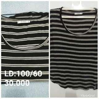 Kaos Stripe Pull and Bear