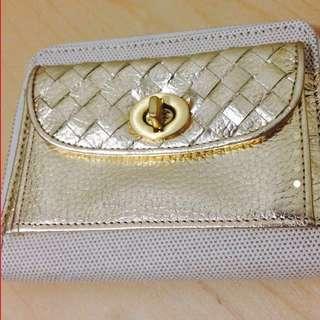 👝Raoul Ladies Wallet Gold Sheen Beige Large Leather #dressforsuccess30  Oyster Pearl Shade Large Zipper