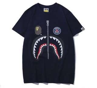 Bape x PSG Shark T-Shirt