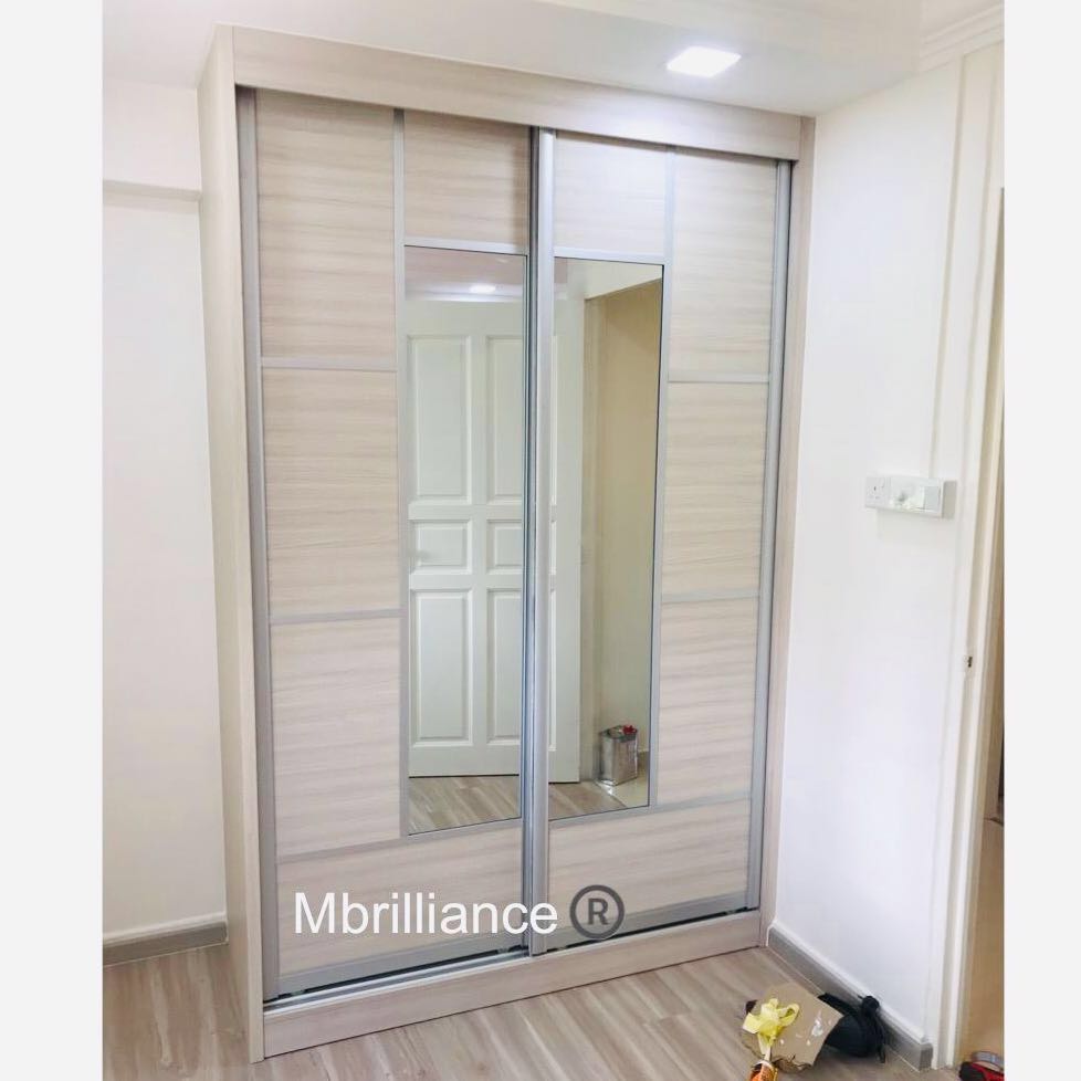 5ft Size Built In Wardrobe With Sliding Door Furniture Shelves