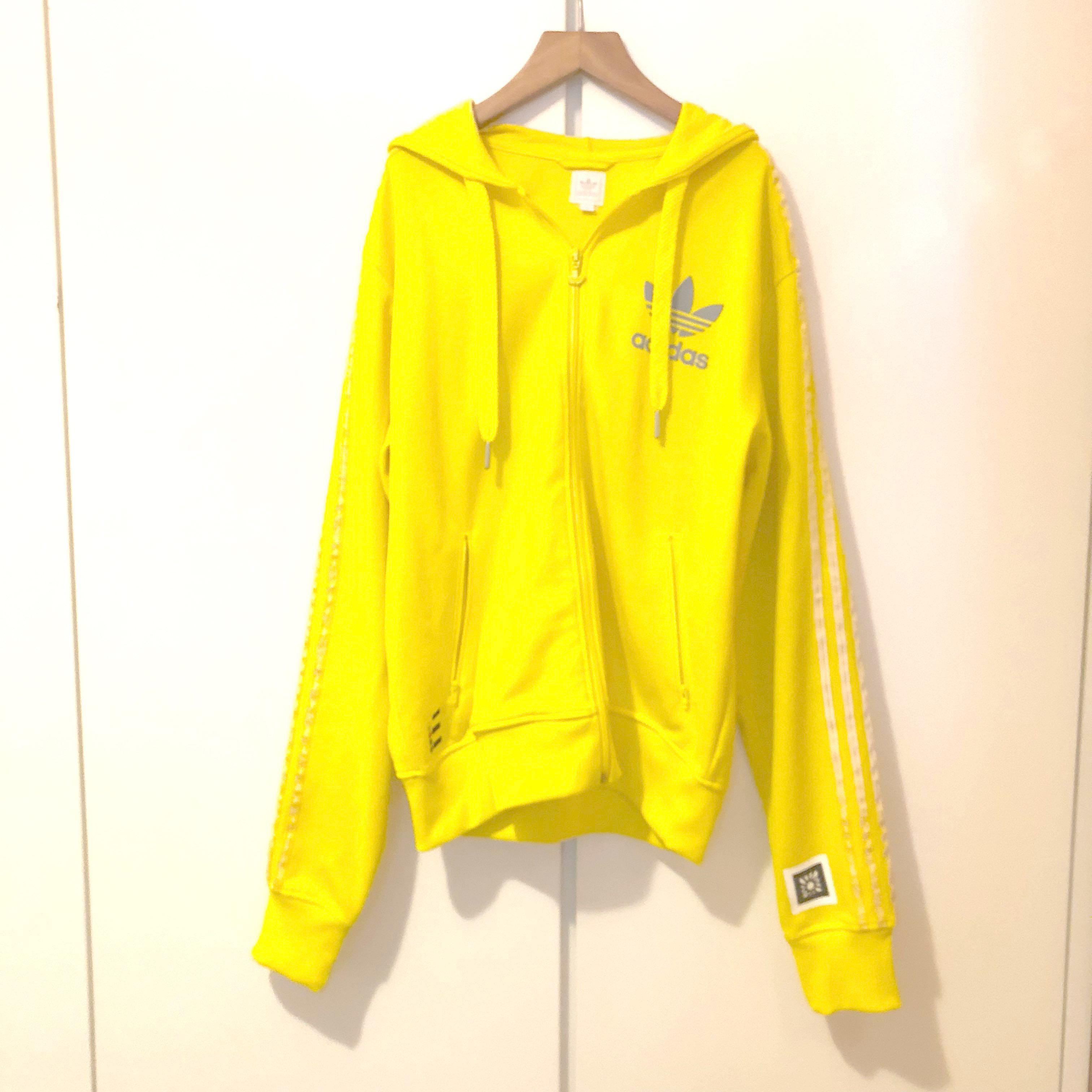 adidas yellow hoodie