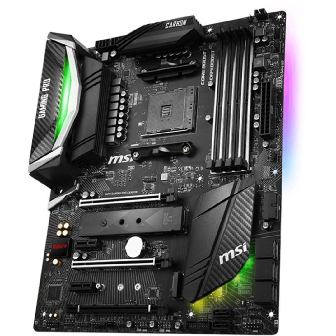 Msi X470 Gaming Pro Carbon Electronics Computer Parts Accessories On Carousell