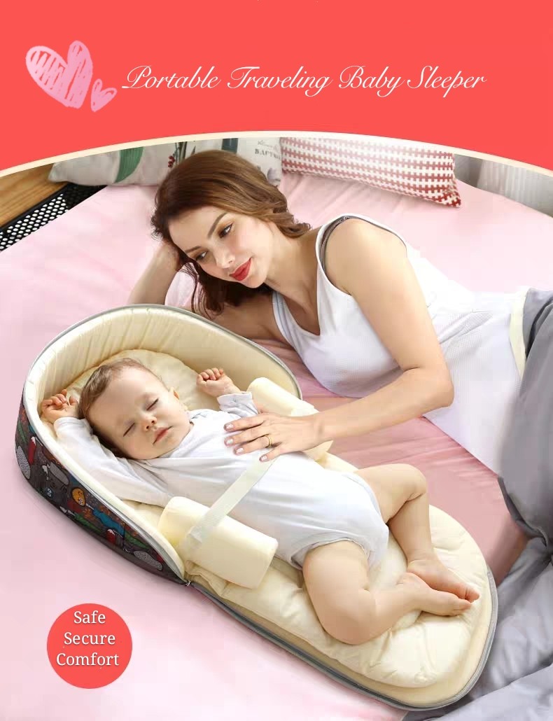 Baby Portable Traveling Co Sleeper Crib Babies Kids Cots