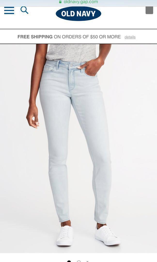 Brand New Authentic Old Navy Skinny Jeans Women S Fashion Clothes Pants Jeans Shorts On Carousell