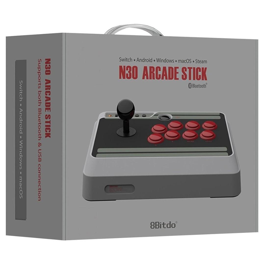 Brand New N30 Arcade Stick Bluetooth 8bitdo Controller Switch Compatible Gaming Console Android Ios Macos Windows
