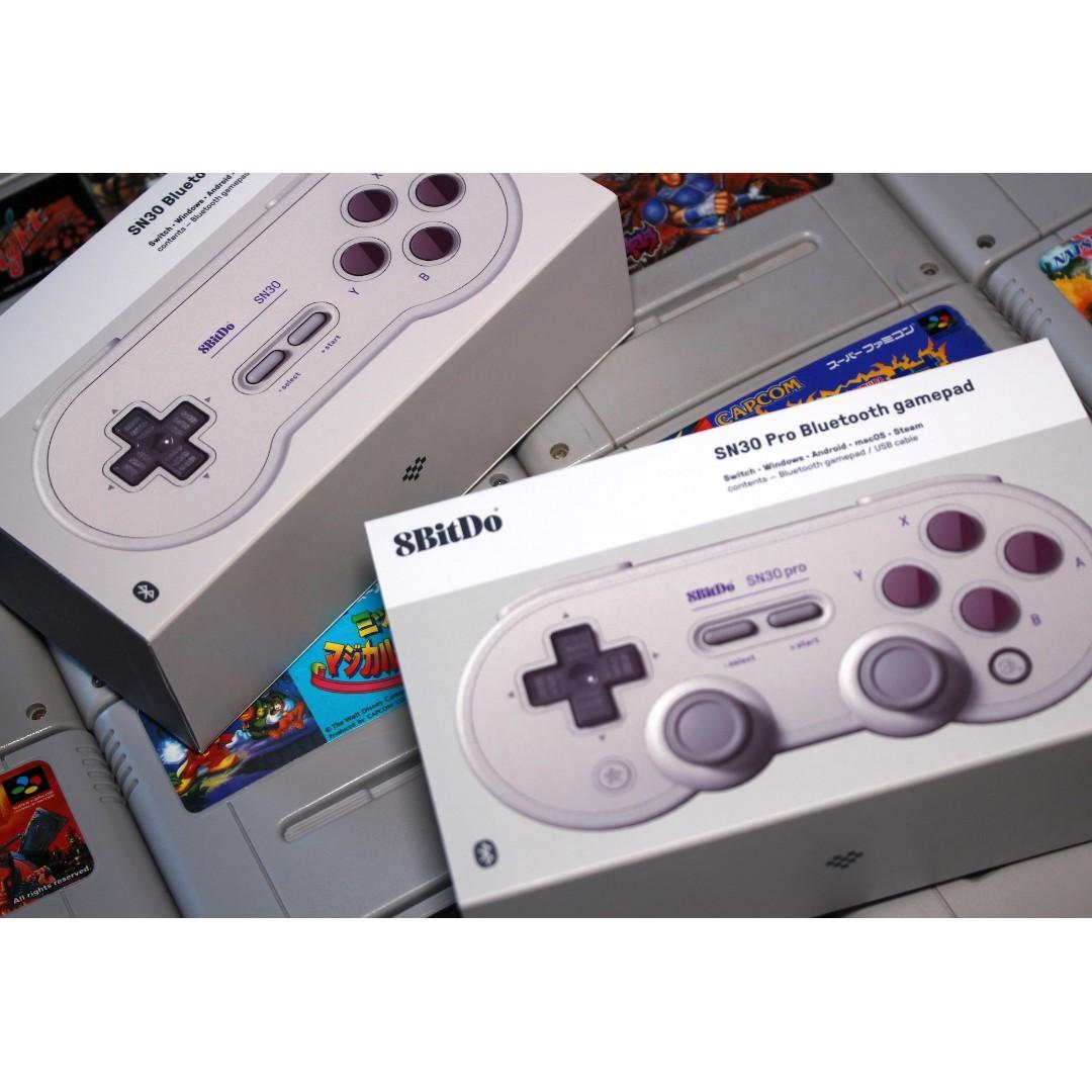 Brand New Sn30 Pro Bluetooth 8bitdo Gamepad Controller Switch Compatible Gaming Console Android Ios Macos Windows