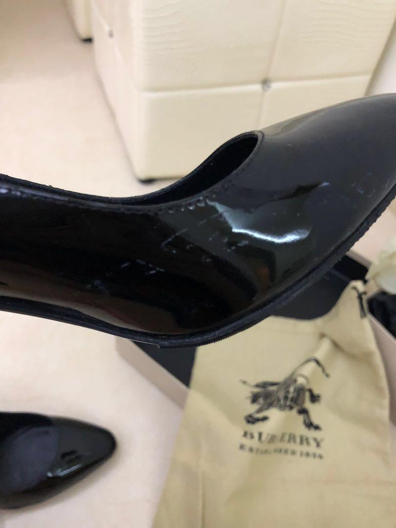 Burberry black heels size 38 C 