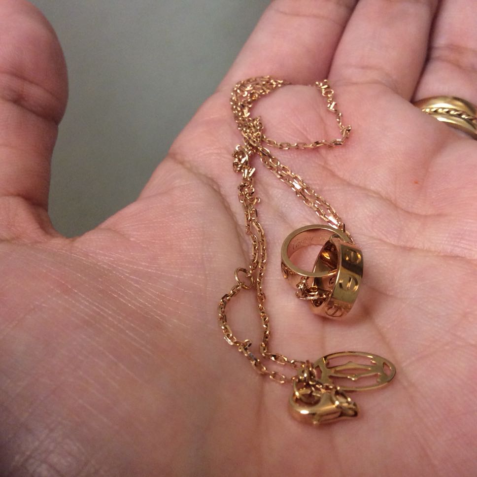 Cartier Rosegold 18k Double Ring 
