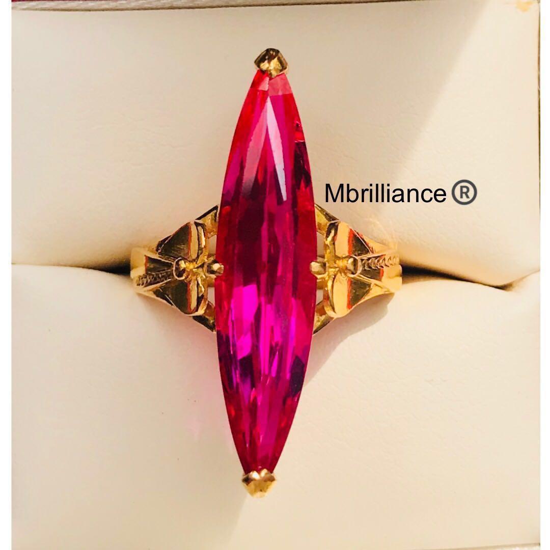 Long cheap stone ring