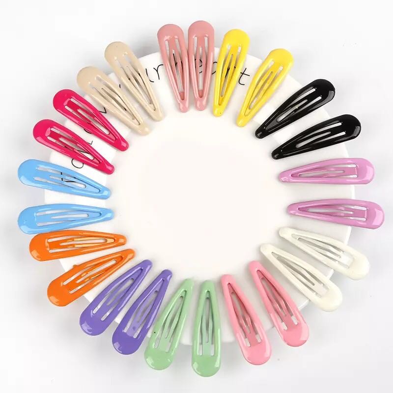 colourful hair clips