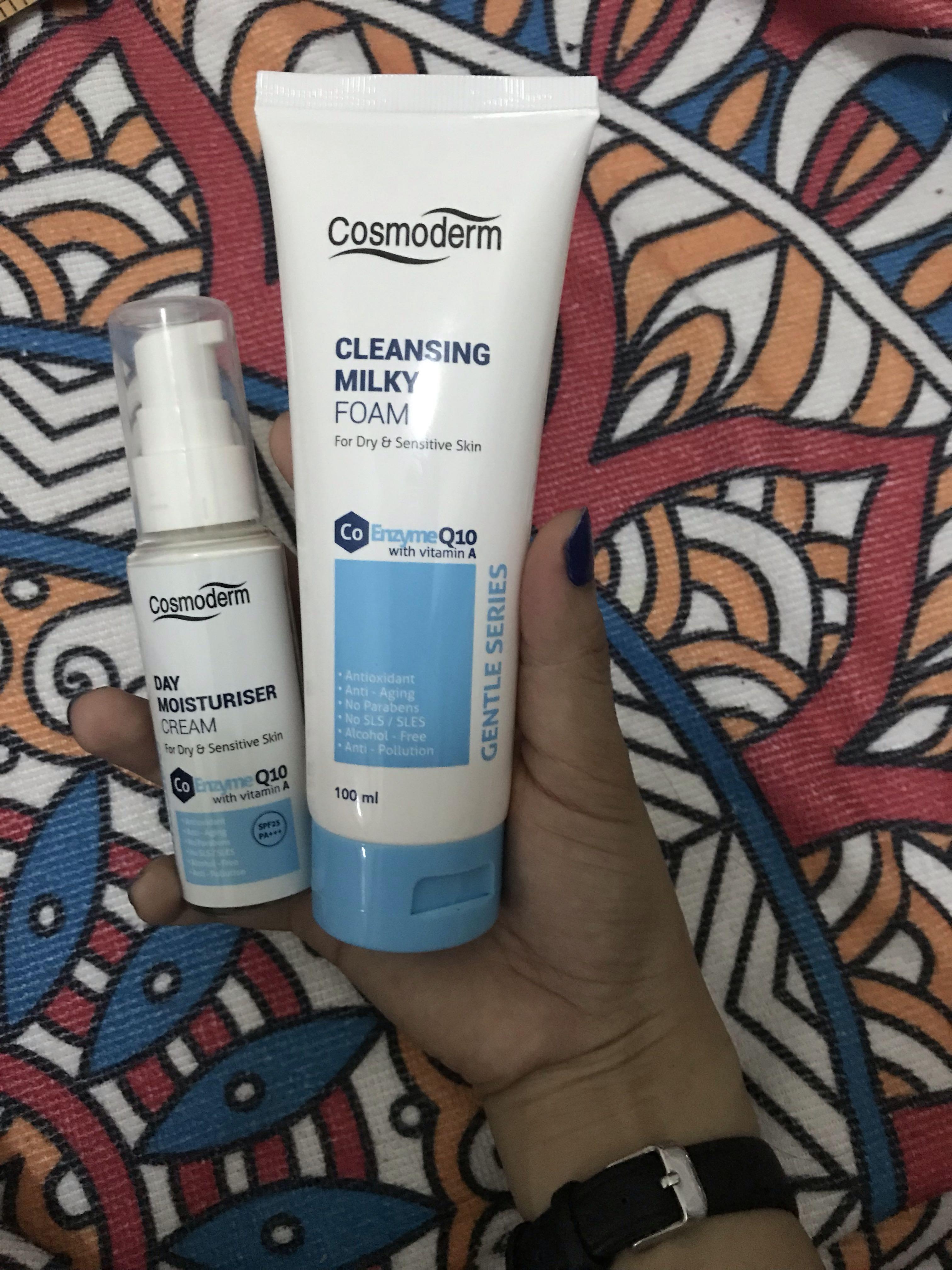cosmoderm cleansing milky foam