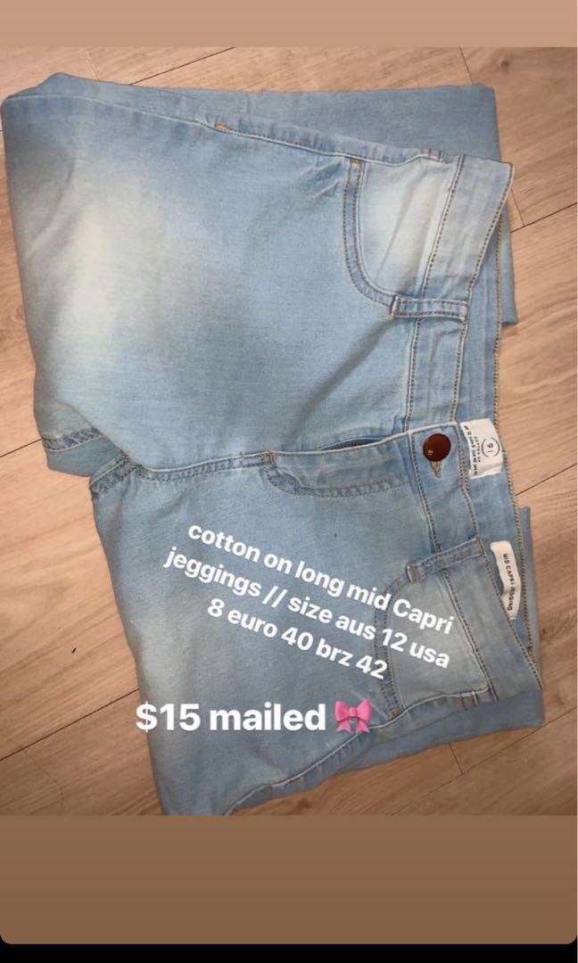 cotton on jeans size