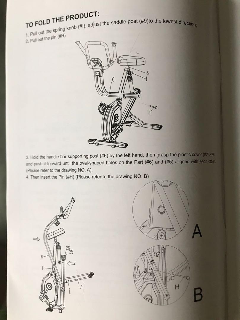 Oto row bike hotsell manual