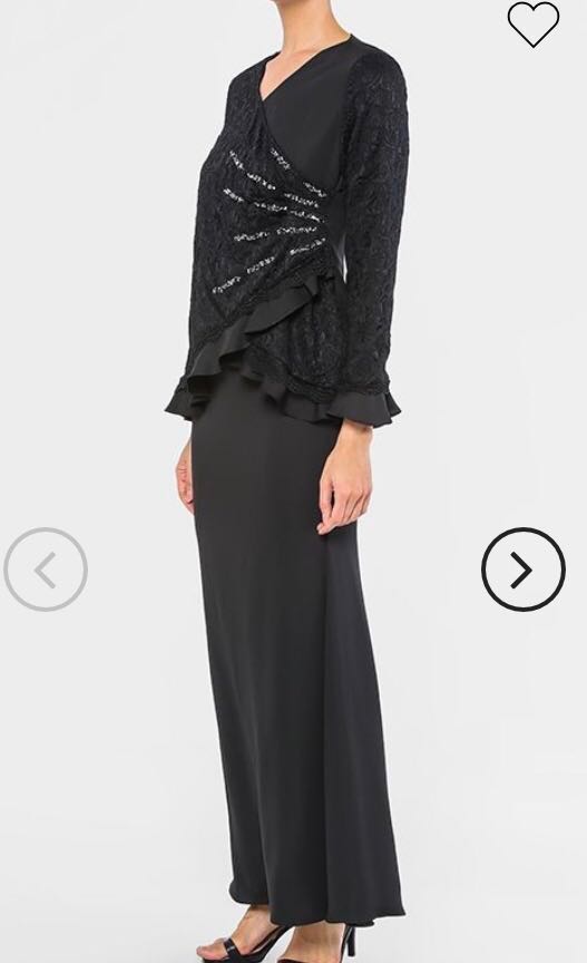 FASHION VALET Altelia Amani X Fazura Ifti Liyana Kurung In Black