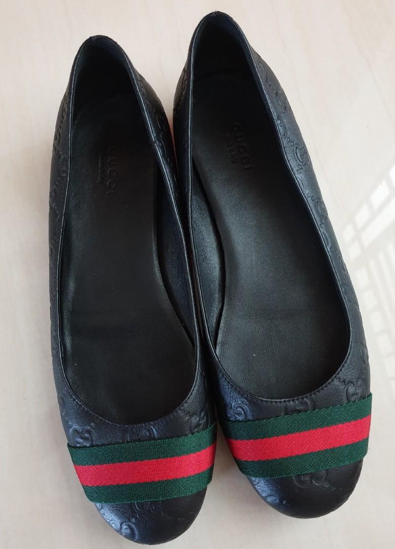 Gucci ballerina flats, Luxury, Shoes on 
