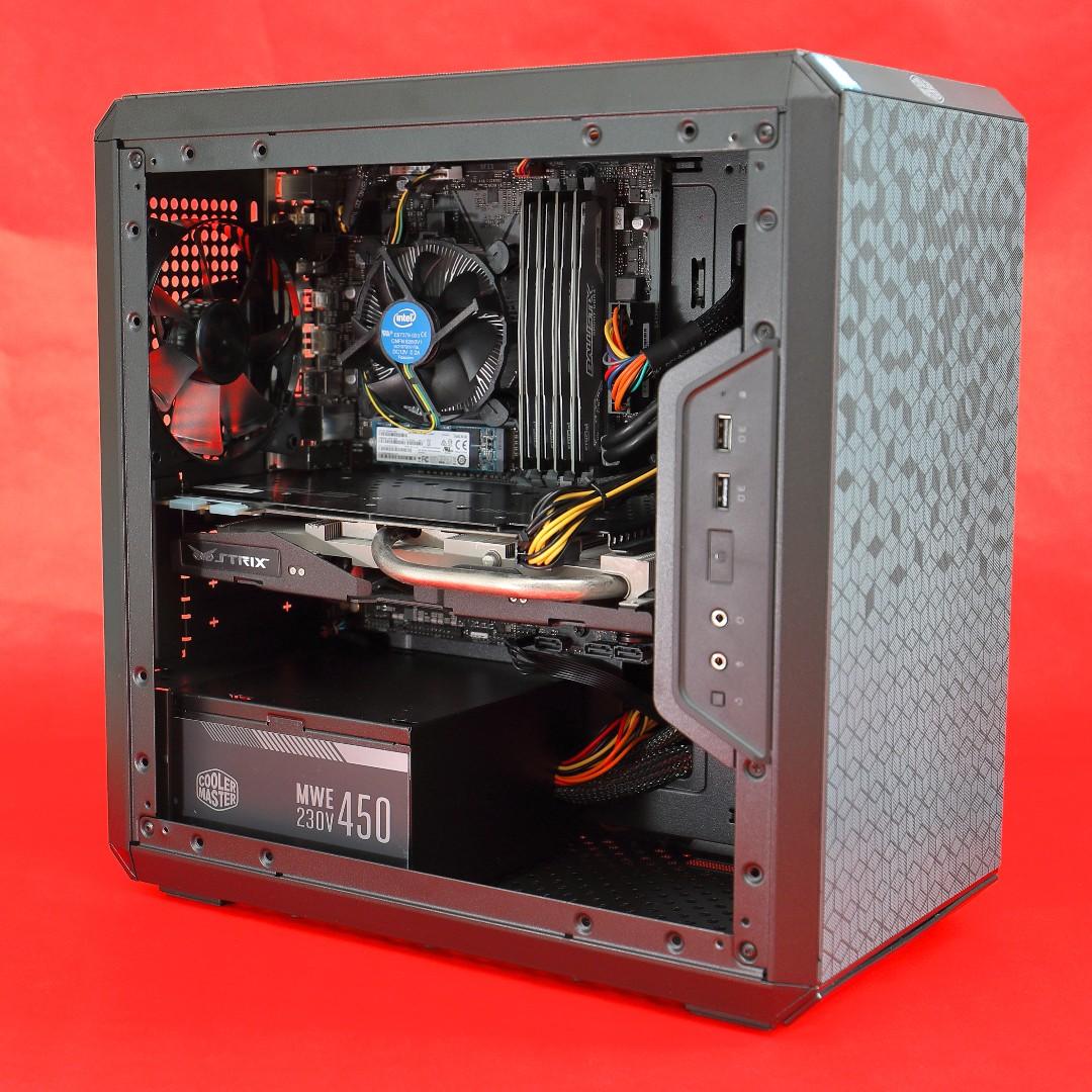 i3 8100 GTX 970 16GB DDR4 128GB SSD 500GB SSHD Budget Gaming PC delivery included