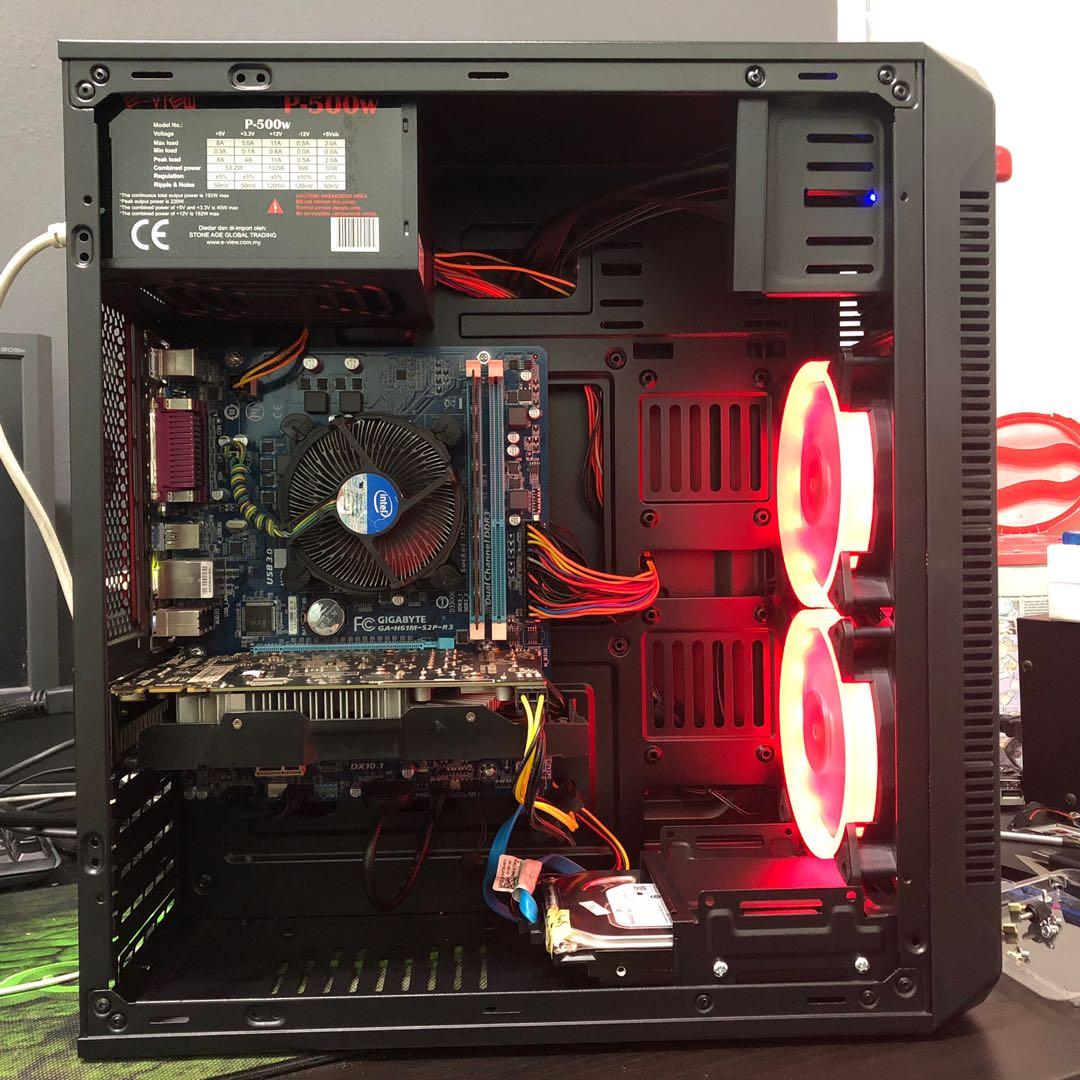 intel core i5 2nd gen gtx950 gaming desktop pc pubg dota2 fortnite