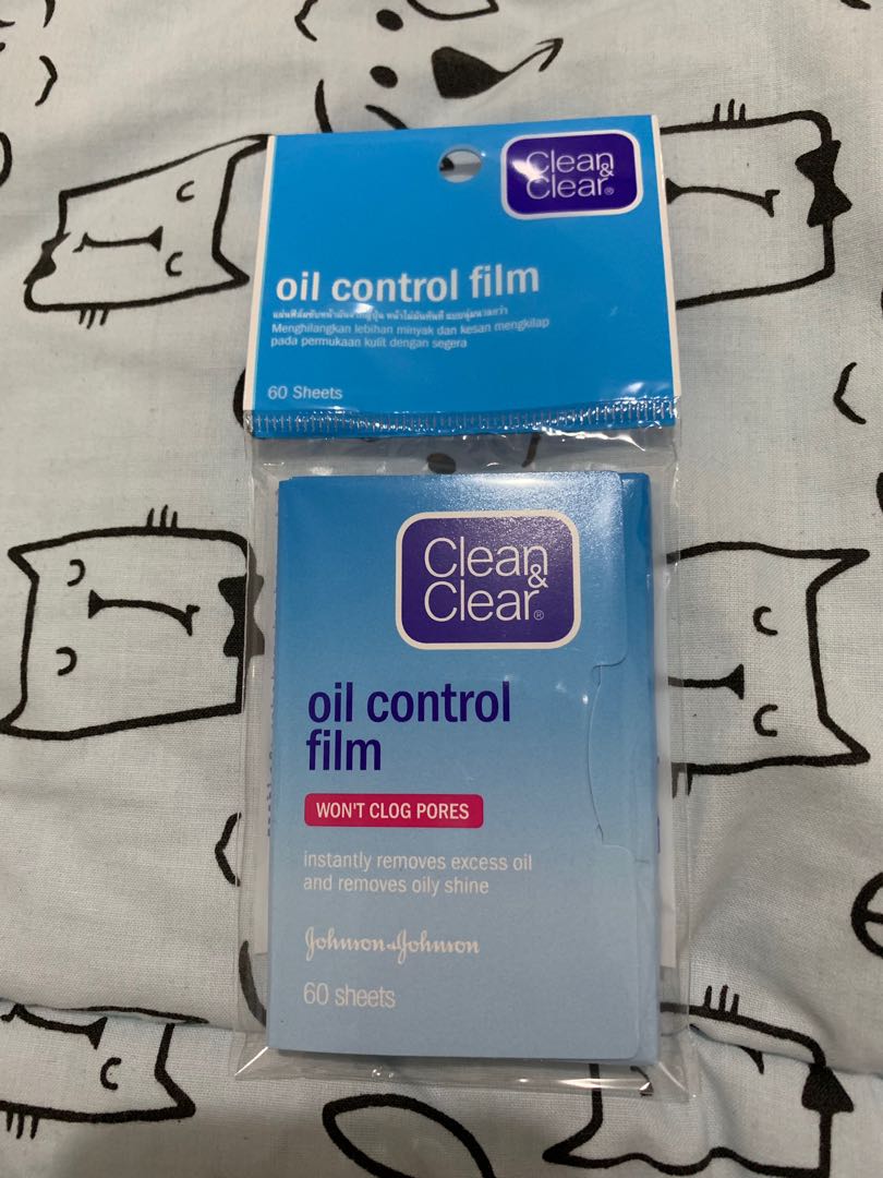 Kertas Minyak Clean Clear Oil Control Film Kesehatan Kecantikan Kulit Sabun Tubuh Di Carousell