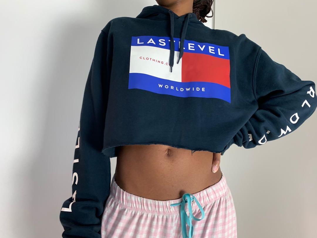 Last Level Crop Hoodie Women S Fashion Clothes On Carousell