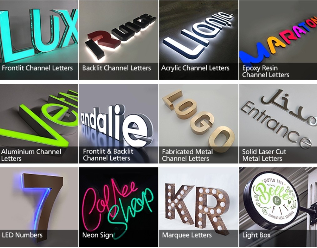 Led Signage Samples Design LED Signage, Furniture & Home Living, Lighting & Fans, Lighting on ...