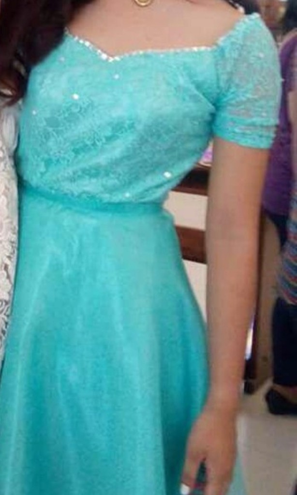 long gown pastel