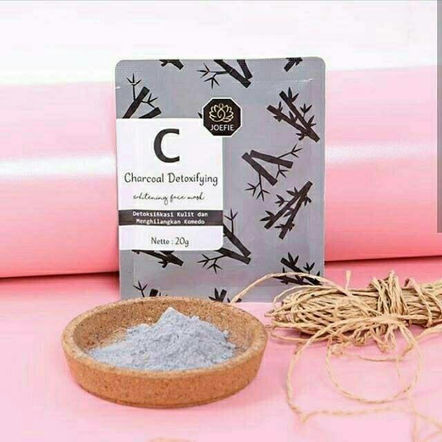 Masker Wajah Joefie Charcoal Detoxifying Kesehatan Kecantikan Kulit Sabun Tubuh Di Carousell