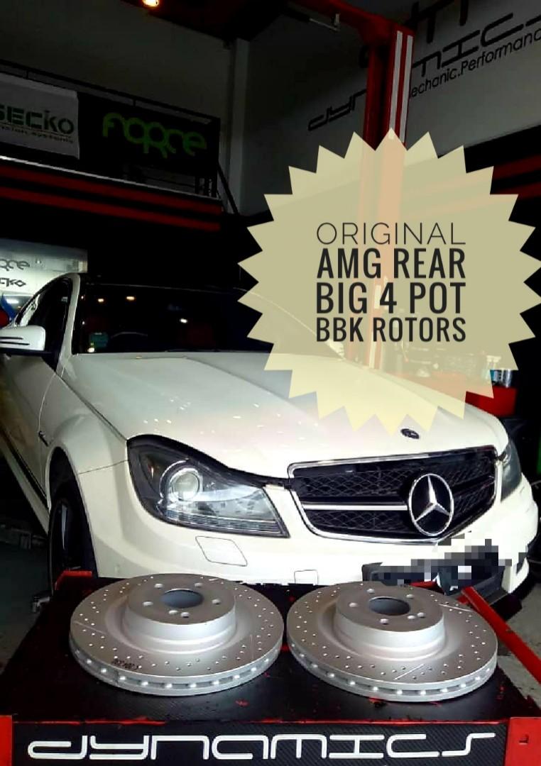 Mercedes C63 Amg C204 Original Amg Bbk Rotors Replacement Car Accessories Accessories On Carousell