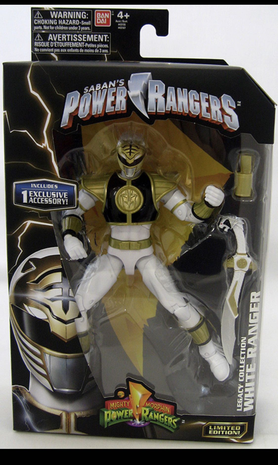 white ranger figure