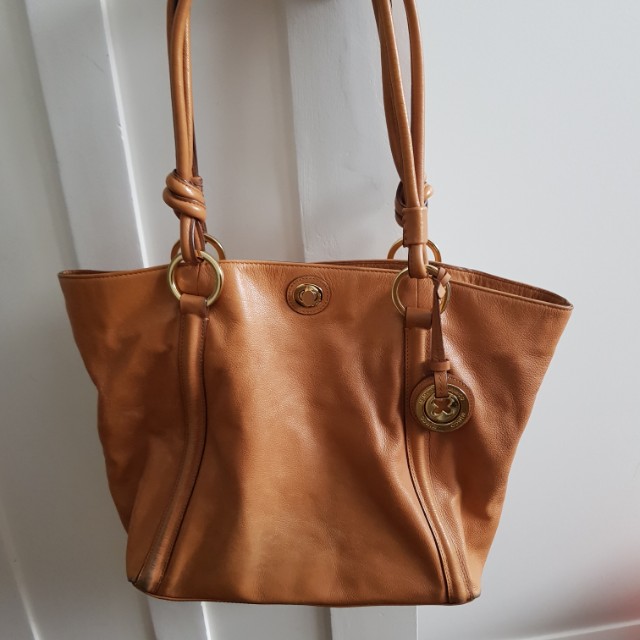 large tan tote