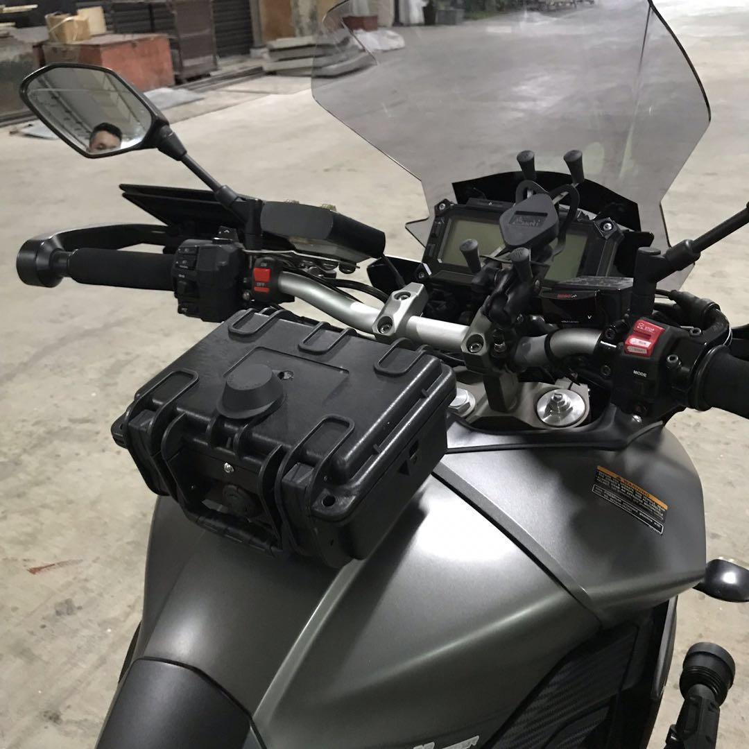 MT09 Tracer Tank Box With Lock, Motorcycles, Motorcycle