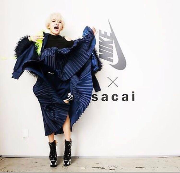 Nike sacai pleated skirt Clearance