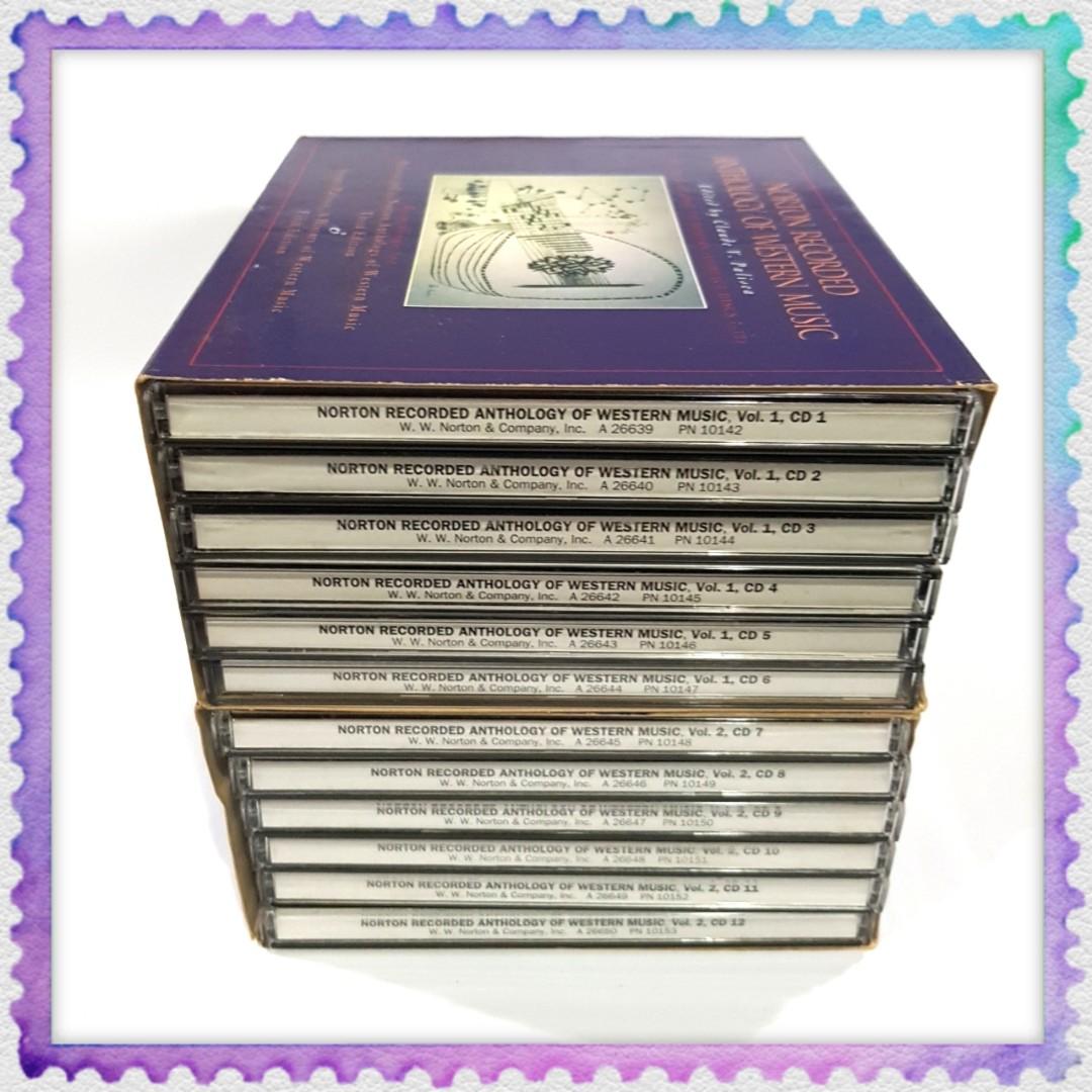 Norton Recorded Anthology Of Western Music 12 Cds Music Media