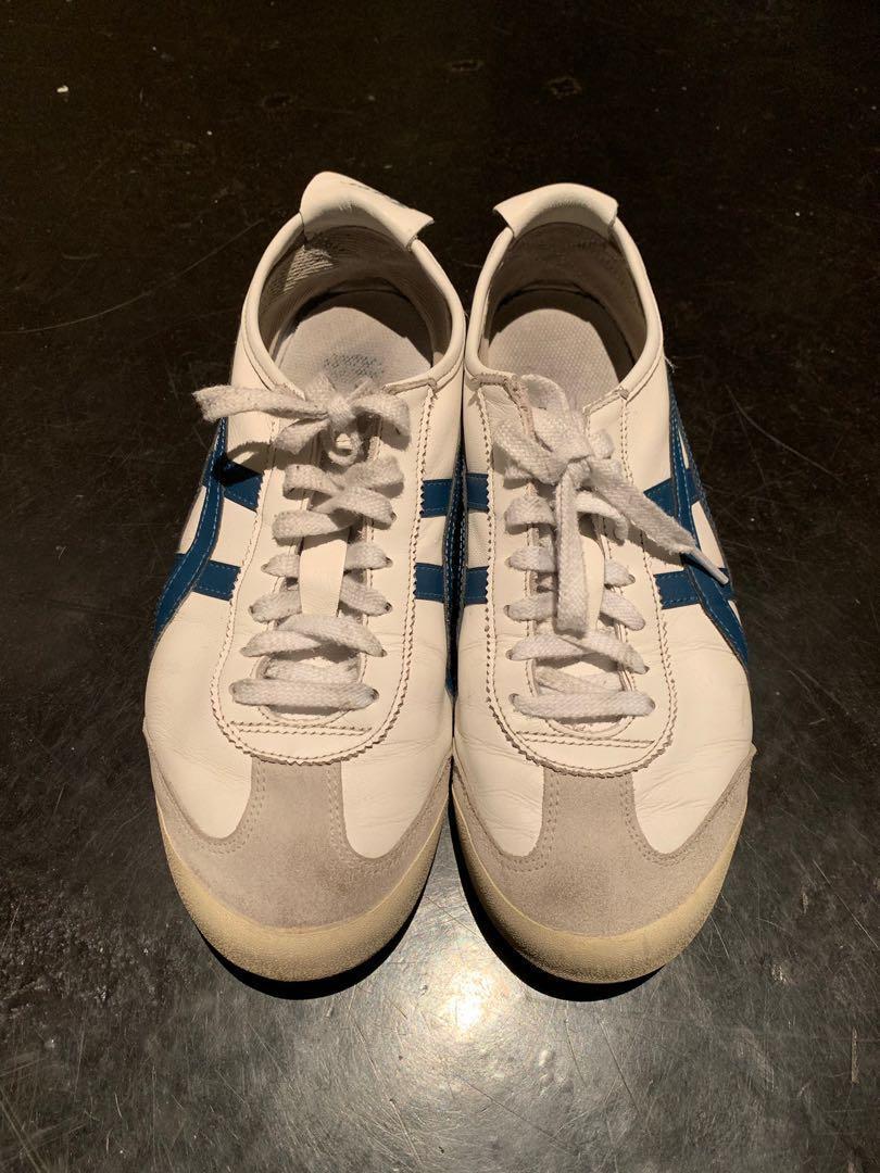 Onitsuka Tiger Mexico 66 White Ink Blue size 9 Men s Fashion Footwear on Carousell