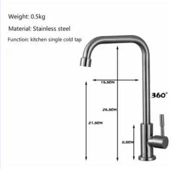 Outdoor Anti Freeze Washing Machine Faucet Thickened Copper High
